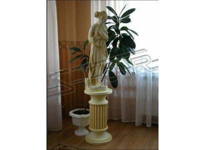 Sculpture de figure de colonne de colonnes de statues de sculpture de chiffre de colonnes de jardin décoration de décoration